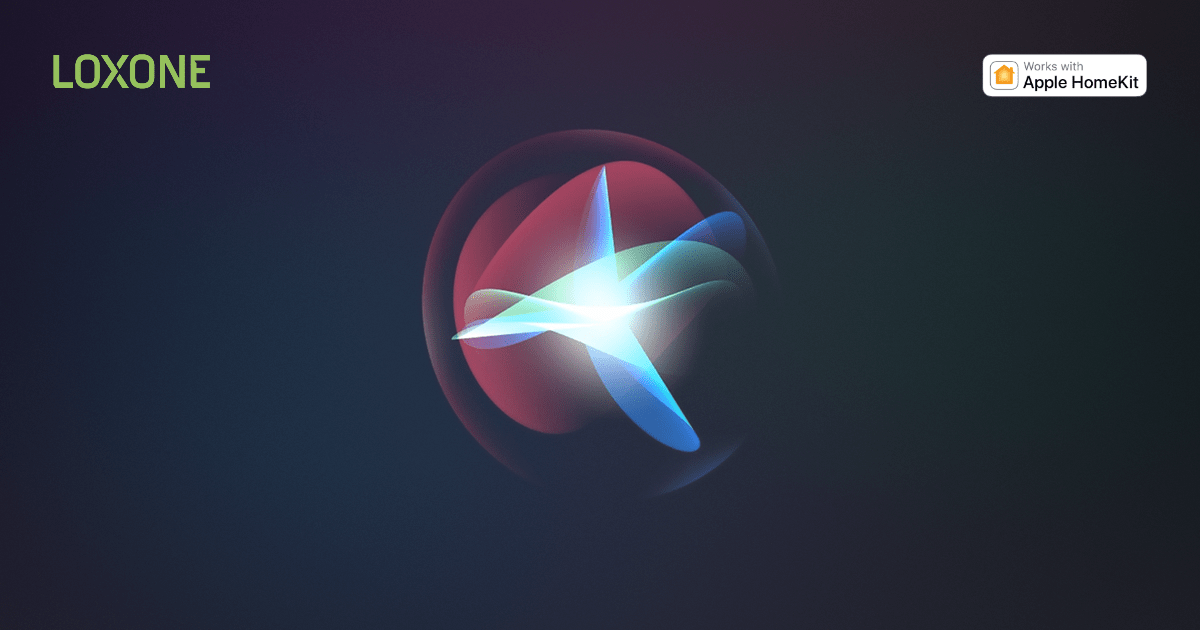 Loxone ist jetzt mit dem Apple-Sprachdienst Siri bedienbar